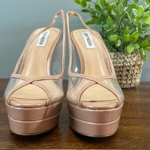 STEVE MADDEN, BLUSH COLOR HEELS